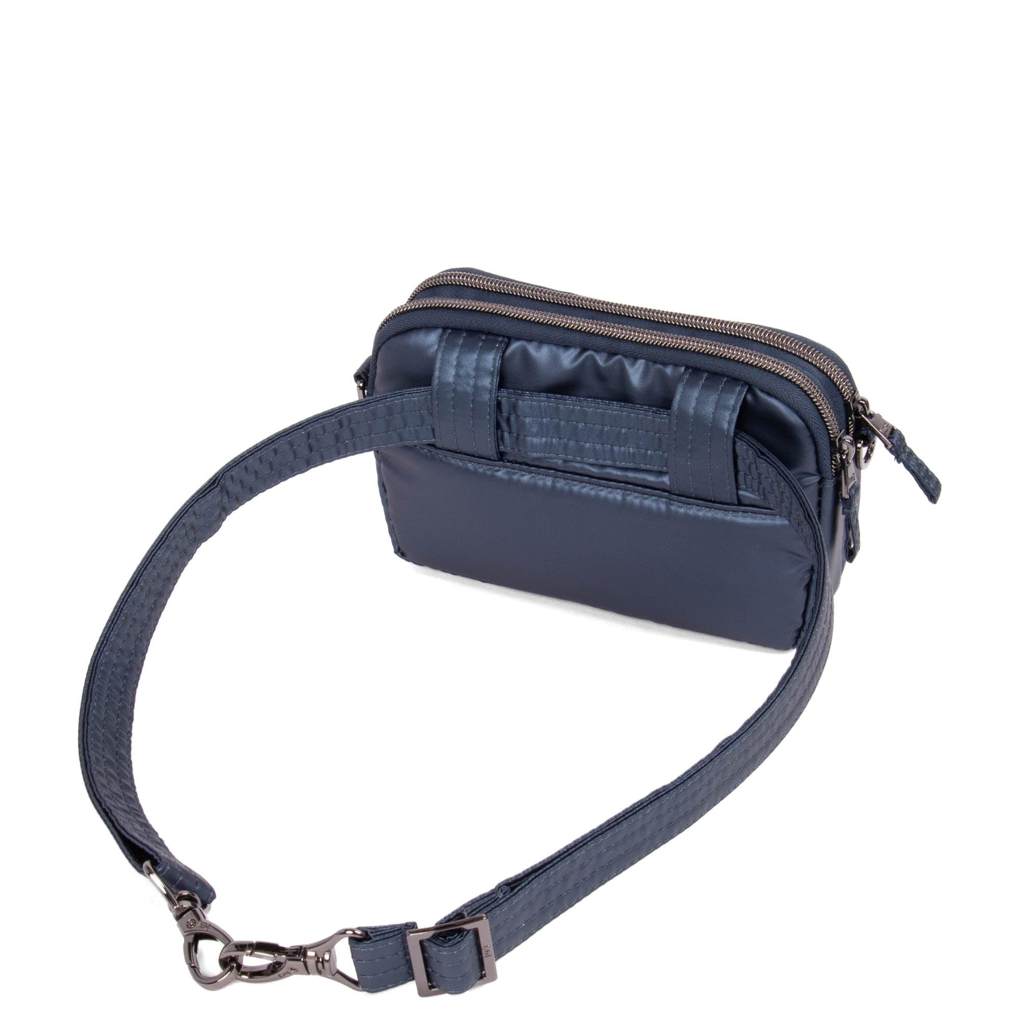 Coupe 2 Convertible Crossbody Bag - METALLIC INDIGO - Coupe2_MetallicIndigo_04